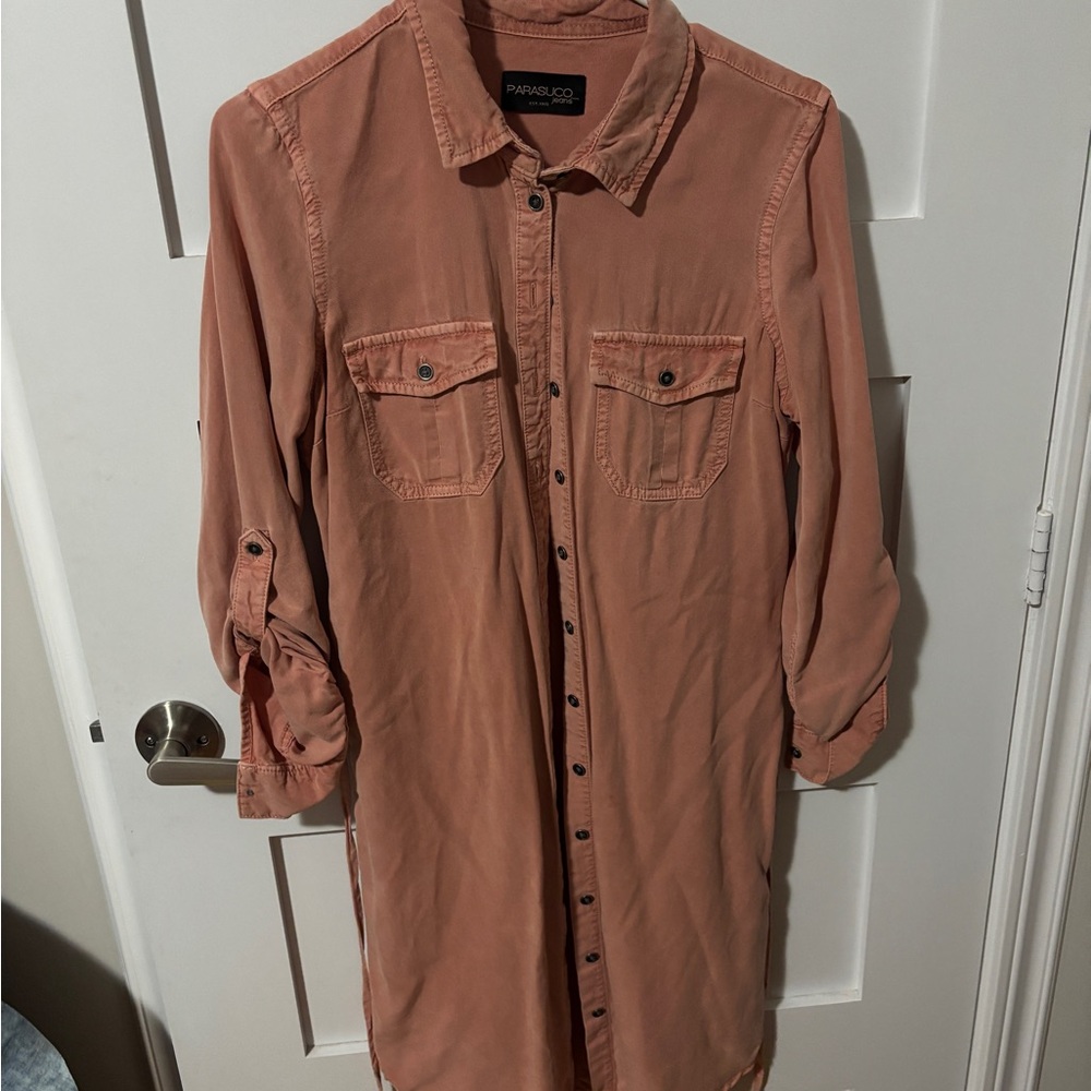 Parasuco Women’s Terracotta Button Down Dress